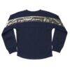 Emory Eagles Gameday Couture Girls Youth Guess Who's Back Long Sleeve T-Shirt - Navy - Detail View