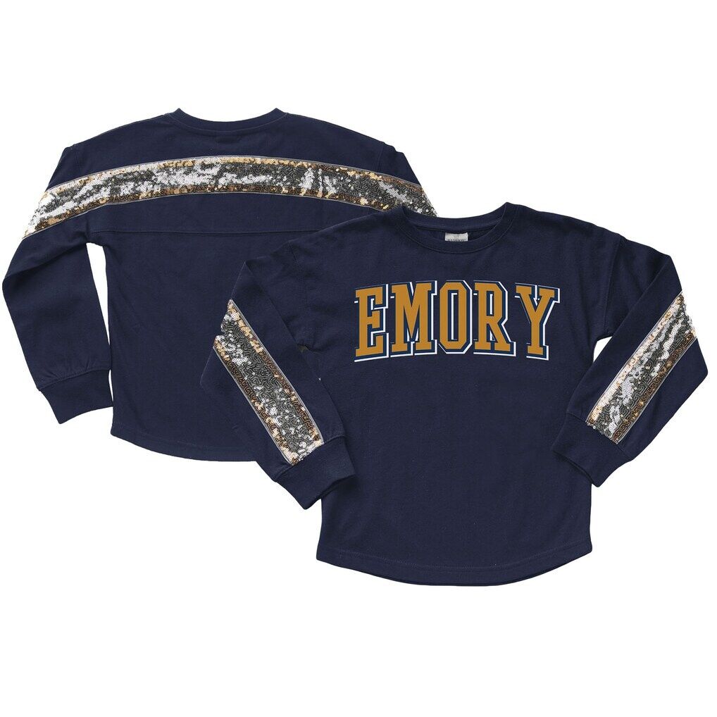 Emory Eagles Gameday Couture Girls Youth Guess Who's Back Long Sleeve T-Shirt