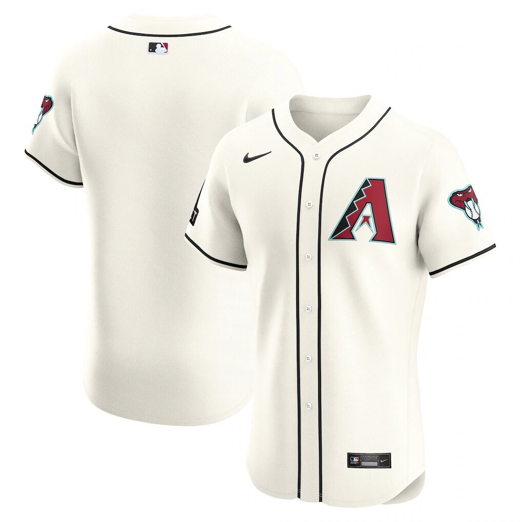 Arizona Diamondbacks Nike Home Elite Patch Jersey