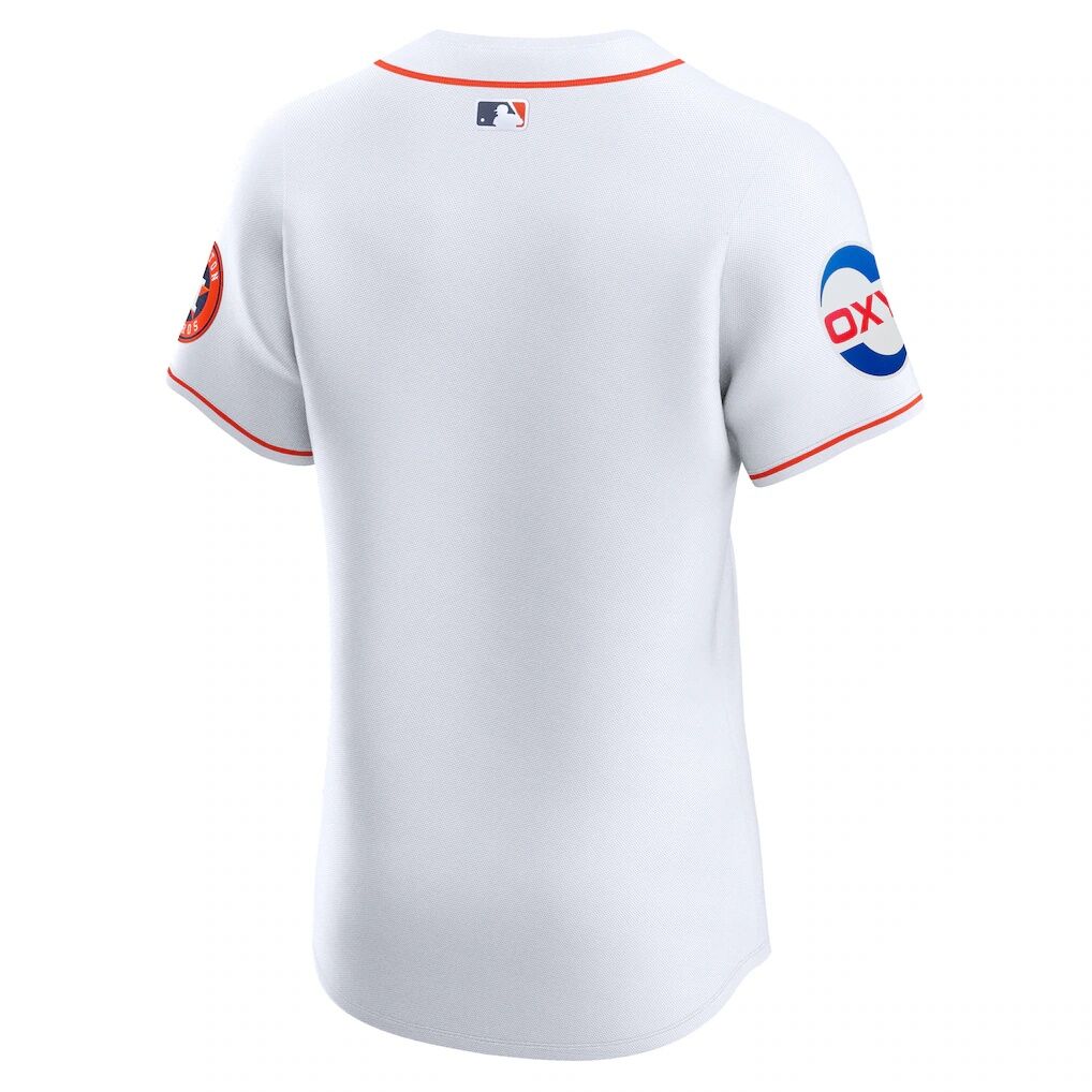 Houston Astros Nike Home Elite Patch Jersey