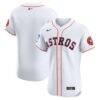 Houston Astros Nike Home Elite Patch Jersey - White - Front View