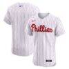 Philadelphia Phillies Nike Home Elite Jersey - White - Front View