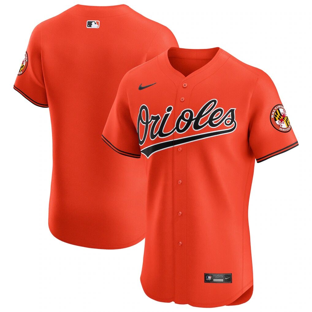 Baltimore Orioles Nike Alternate Vapor Premier Elite Patch Jersey