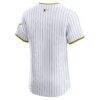 San Diego Padres Nike Home Elite Jersey - White - Detail View