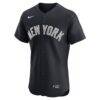 Aaron Judge New York Yankees Nike Alternate 1 Elite Player Jersey - Navy - Side View