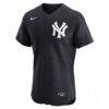 Aaron Judge New York Yankees Nike Alternate 2 Elite Player Jersey - Cobalt - Side View