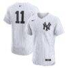 Anthony Volpe New York Yankees Nike Home Elite Jersey - White - Front View