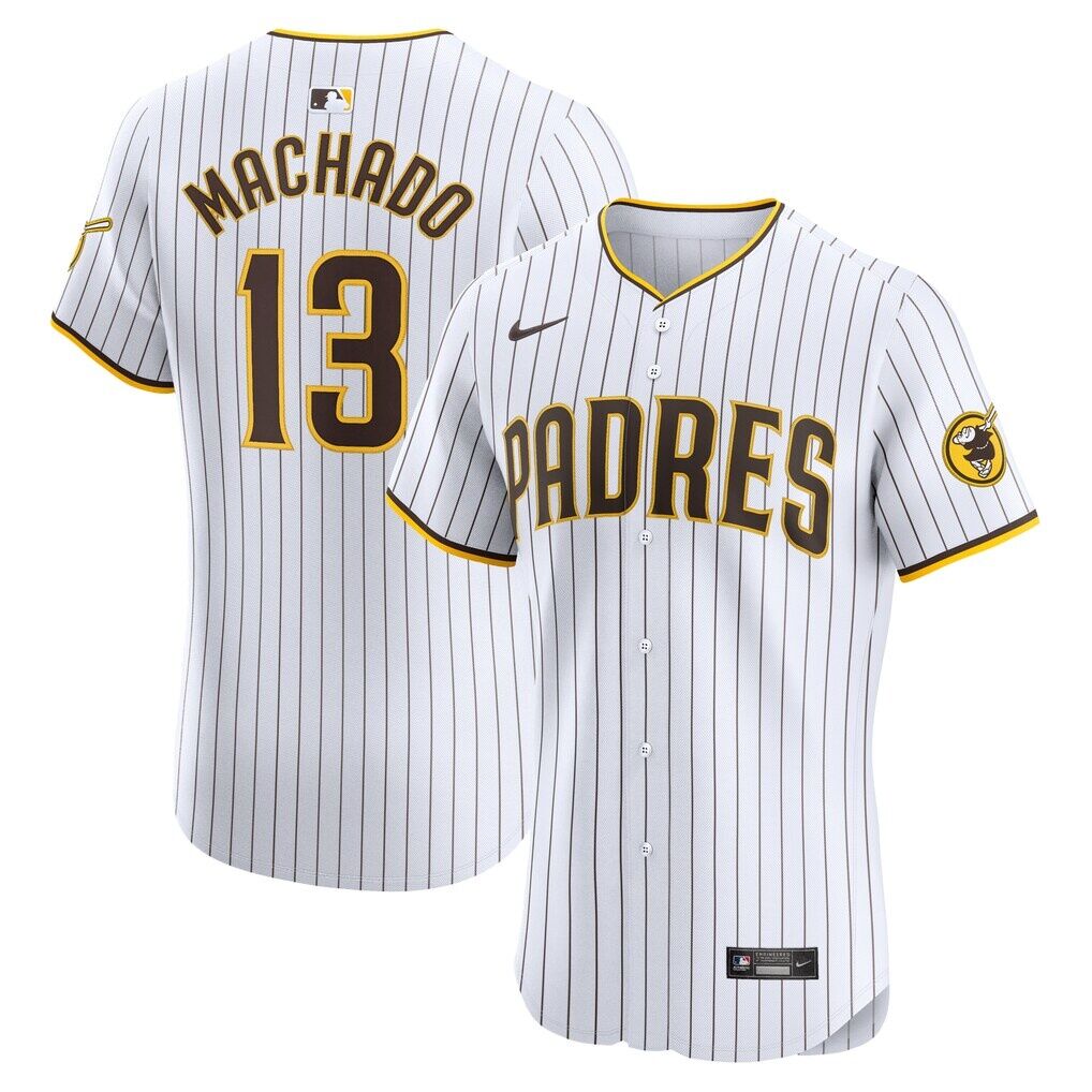 Manny Machado San Diego Padres Nike Home Elite Jersey
