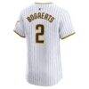 Xander Bogaerts San Diego Padres Nike Home Elite Jersey - White - Front View