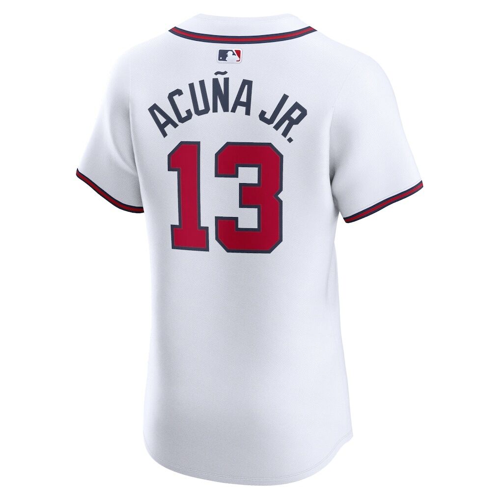 Ronald Acuña Jr. Atlanta Braves Nike Home Elite Jersey