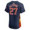 Jose Altuve Houston Astros Nike Alternate Elite Player Jersey - Navy - Detail View