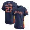 Jose Altuve Houston Astros Nike Alternate Elite Player Jersey - Navy - Front View