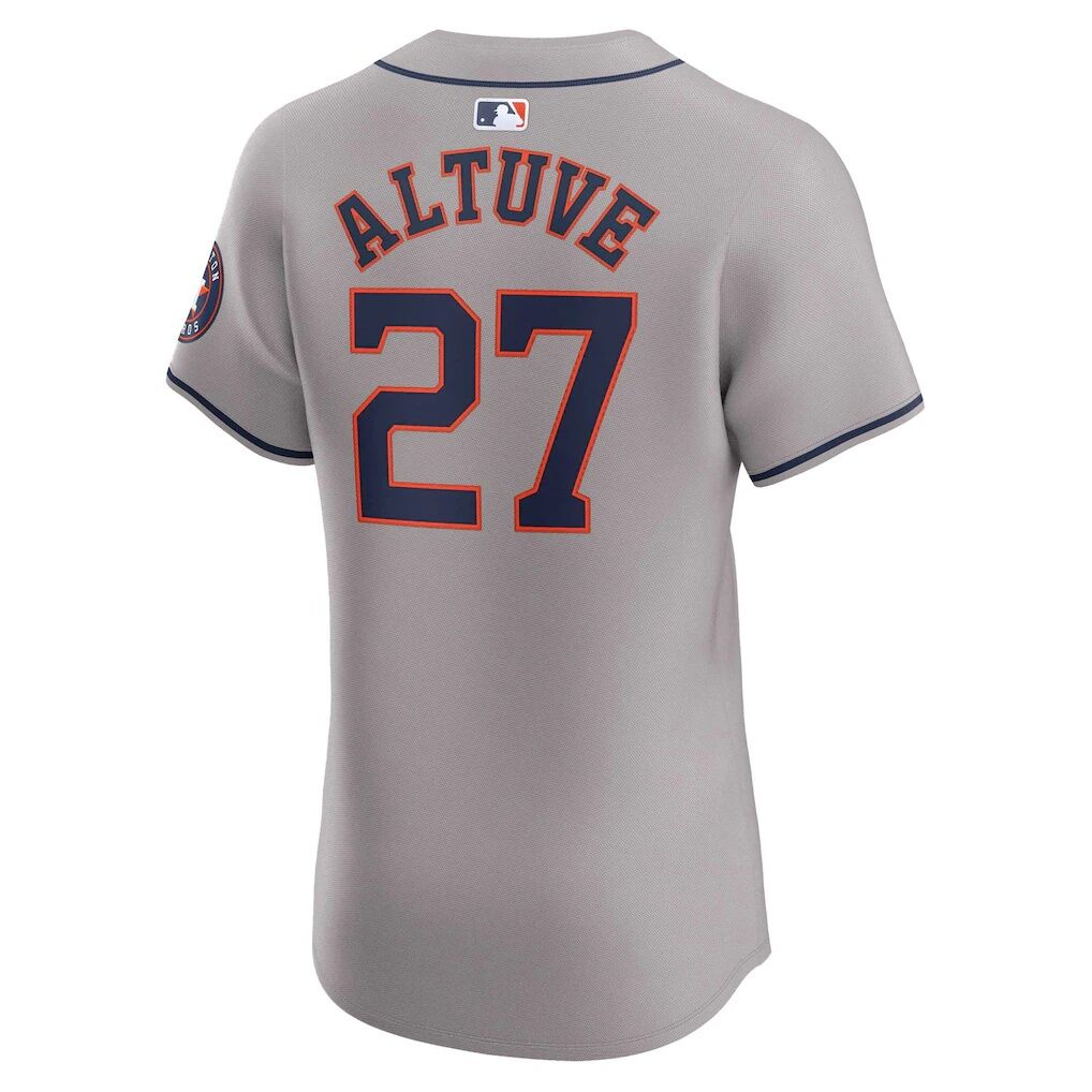 Jose Altuve Houston Astros Nike Road Elite Player Jersey