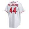 Elly De La Cruz Cincinnati Reds Nike Home Replica Jersey - White - Detail View