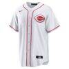 Elly De La Cruz Cincinnati Reds Nike Home Replica Jersey - White - Side View