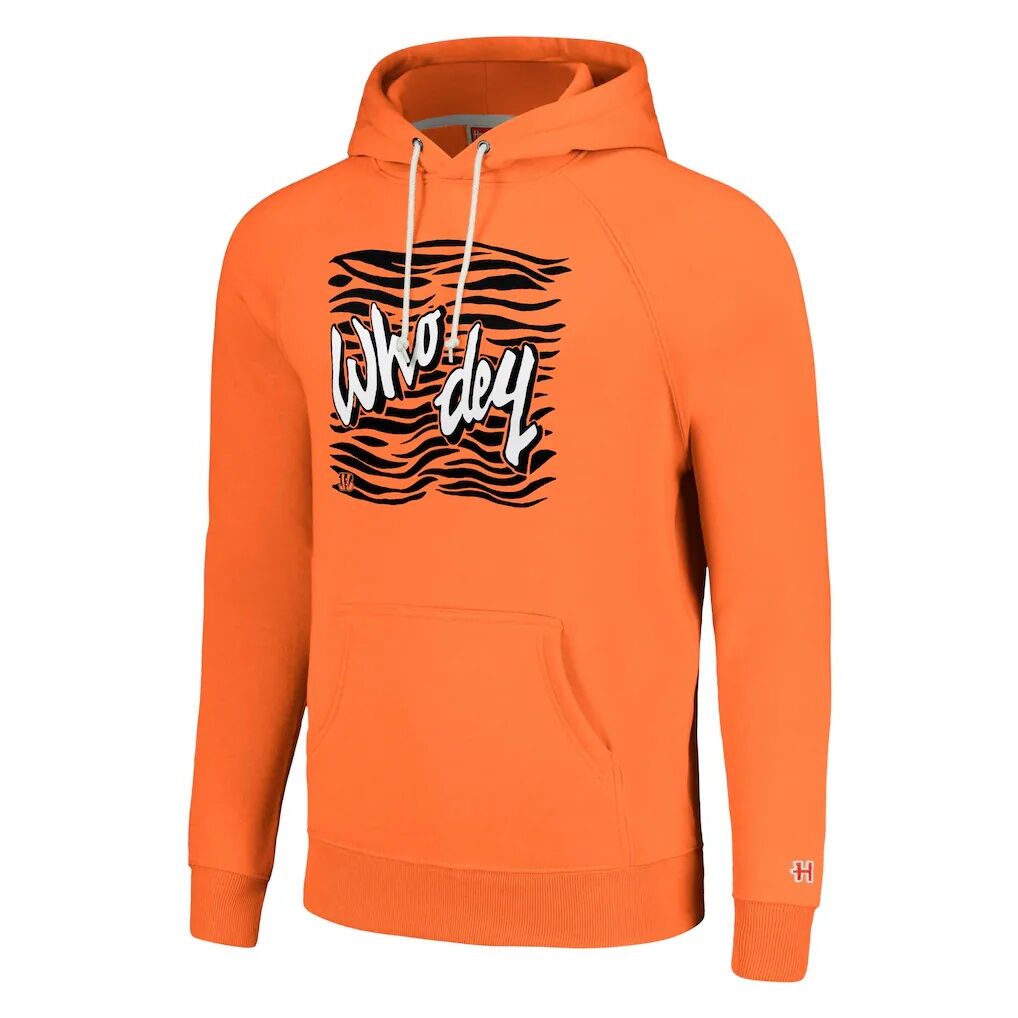 Cincinnati Bengals Homage Unisex Hyperlocal Raglan Pullover Hoodie