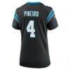 Eddy Pineiro Carolina Panthers Nike Women's Team Game Jersey - Black - Detail View