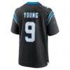 Bryce Young Carolina Panthers Nike Team Game Jersey - Black - Detail View