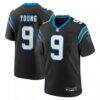 Bryce Young Carolina Panthers Nike Team Game Jersey - Black - Front View