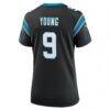 Bryce Young Carolina Panthers Nike Women's Team Game Jersey - Black - Detail View