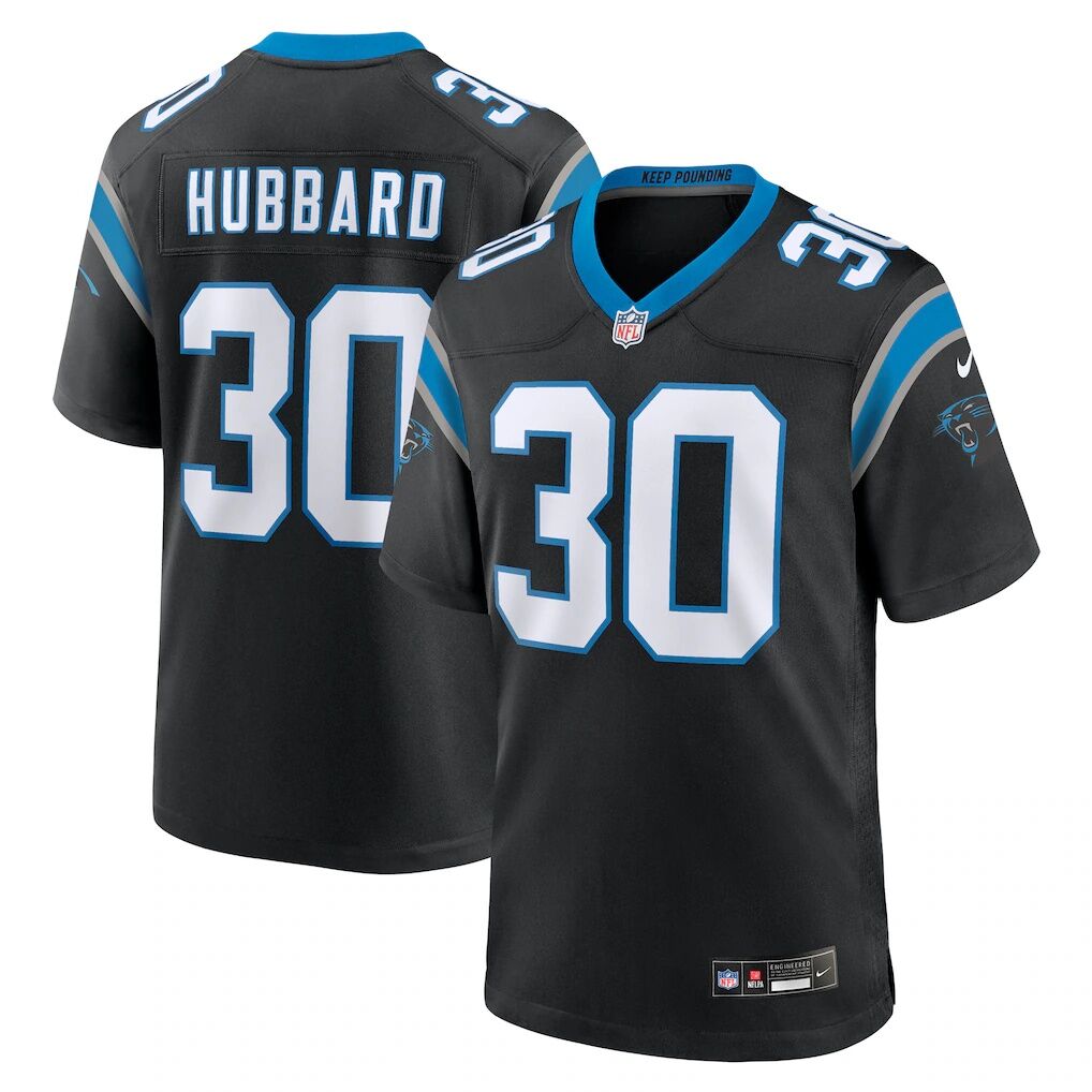 Chuba Hubbard Carolina Panthers Nike Team Game Jersey