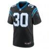 Chuba Hubbard Carolina Panthers Nike Team Game Jersey - Black - Side View