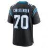 Brady Christensen Carolina Panthers Nike Team Game Jersey - Black - Detail View