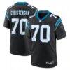 Brady Christensen Carolina Panthers Nike Team Game Jersey - Black - Front View