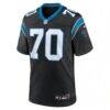 Brady Christensen Carolina Panthers Nike Team Game Jersey - Black - Side View