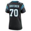 Brady Christensen Carolina Panthers Nike Women's Team Game Jersey - Black - Detail View