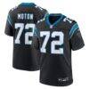 Taylor Moton Carolina Panthers Nike Team Game Jersey - Black - Front View