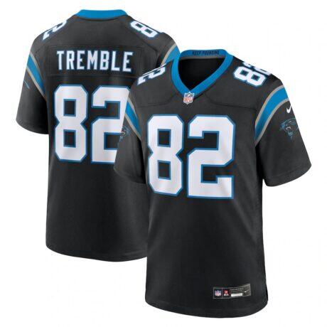 Tommy Tremble Carolina Panthers Nike Team Game Jersey - Black - Front View