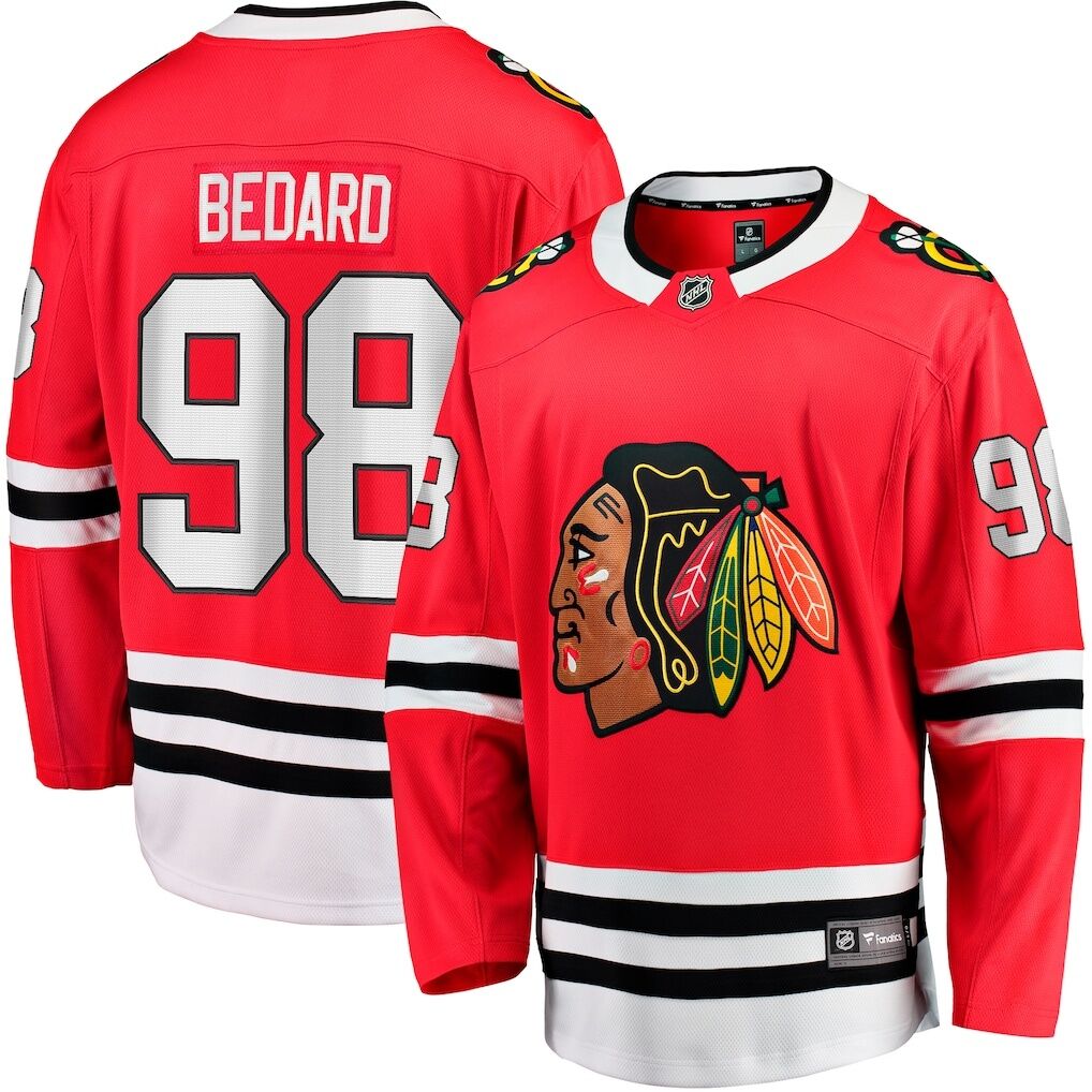 Connor Bedard Chicago Blackhawks Fashion7 Home Breakaway Player Jersey