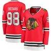 Connor Bedard Chicago Blackhawks Fashion7 Women's Home Breakaway Player Jersey - Red - Front View