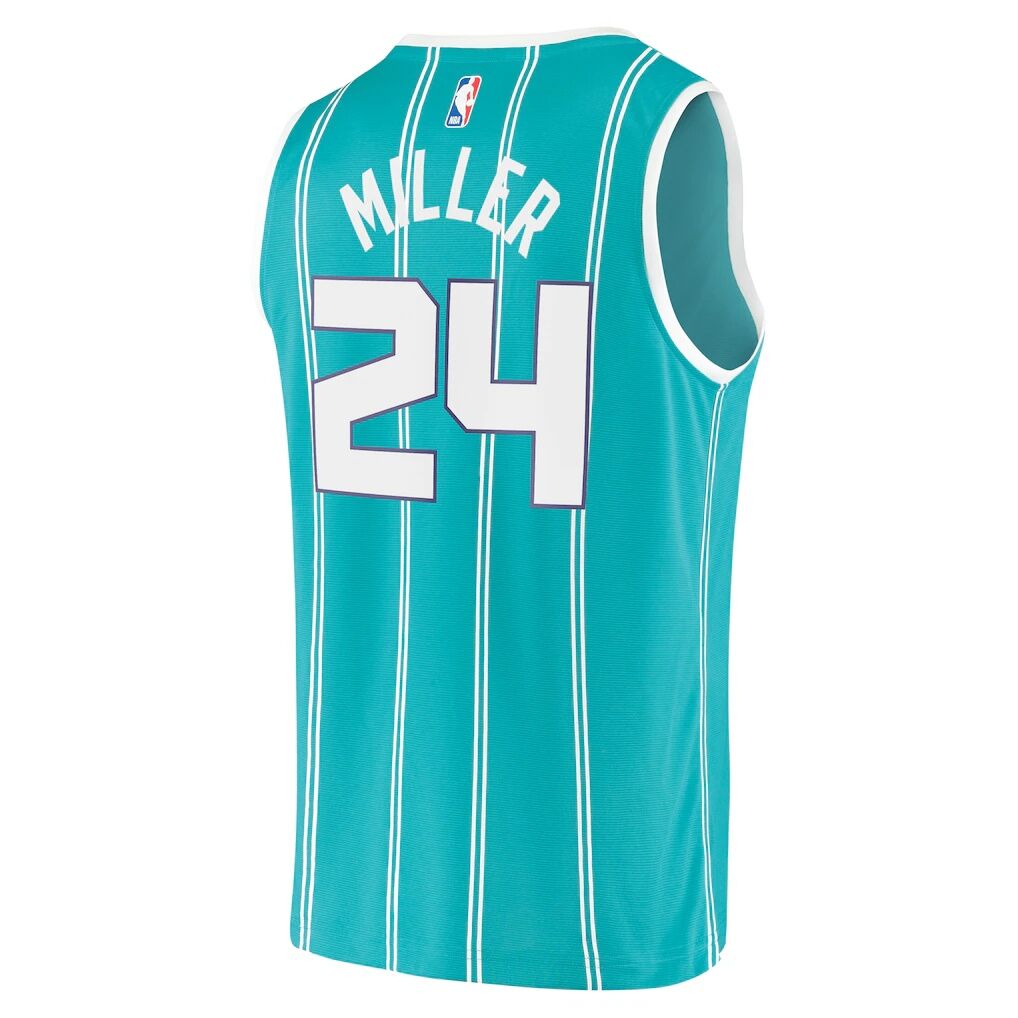 Brandon Miller Charlotte Hornets Fashion7  Fast Break Replica Jersey – Icon Edition