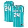 Brandon Miller Charlotte Hornets Fashion7 Fast Break Replica Jersey - Teal - Front View