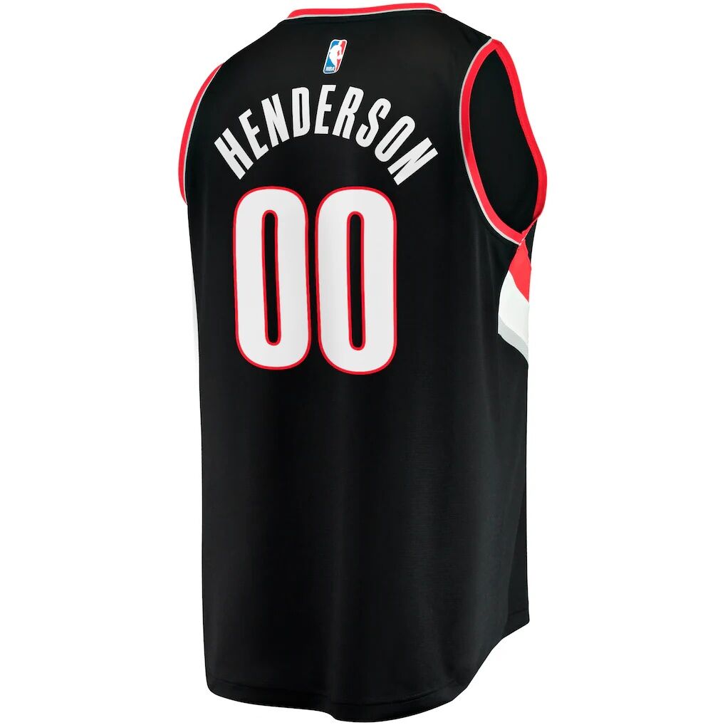 Scoot Henderson Portland Trail Blazers Fashion7  Fast Break Replica Jersey - Icon Edition
