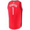 Amen Thompson Houston Rockets Fashion7 Fast Break Replica Jersey - Red - Detail View