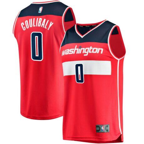 Washington Wizards Fashion7 Fast Break Replica Jersey - Red - Front View