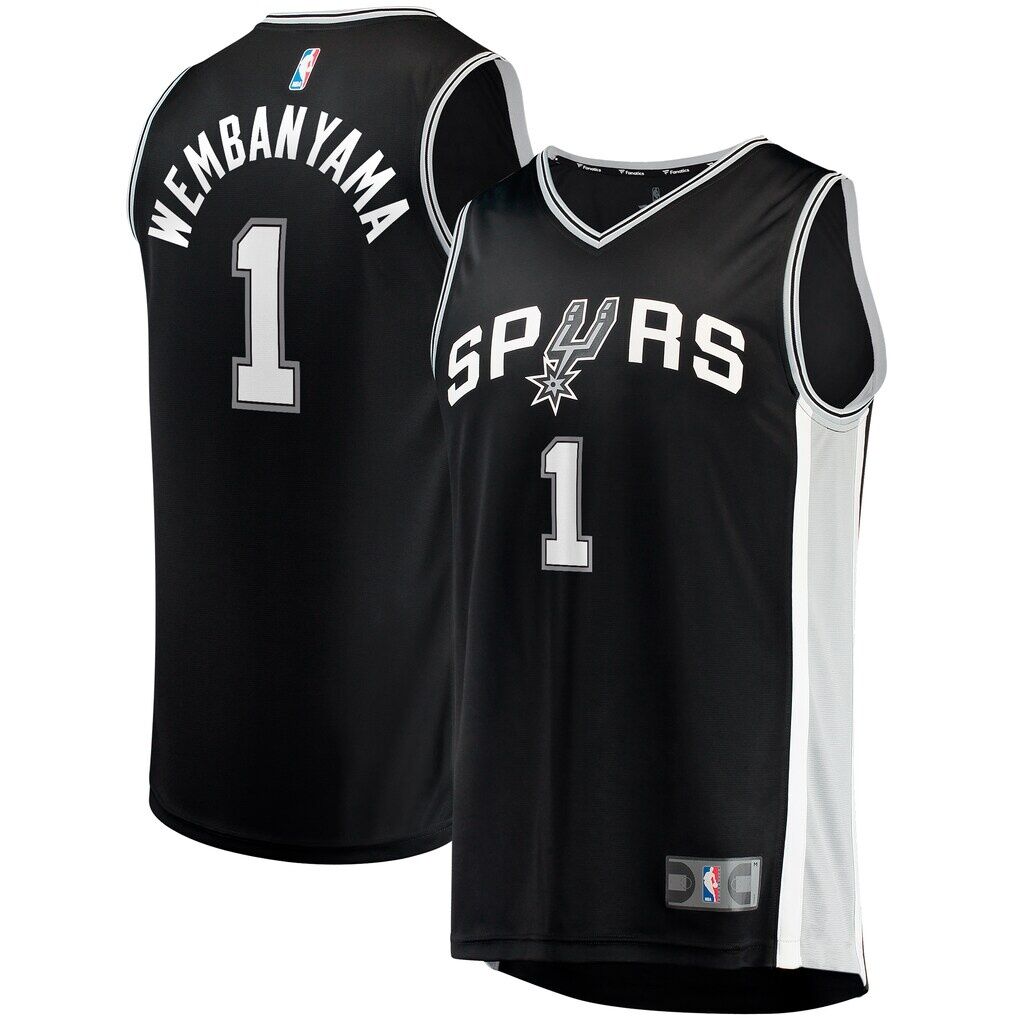 Victor Wembanyama San Antonio Spurs Fashion7 Youth  Fast Break Replica Jersey - Icon Edition