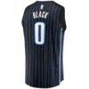 Anthony Black Orlando Magic Fashion7 Youth Fast Break Replica Jersey - Black - Detail View