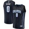 Anthony Black Orlando Magic Fashion7 Youth Fast Break Replica Jersey - Black - Front View