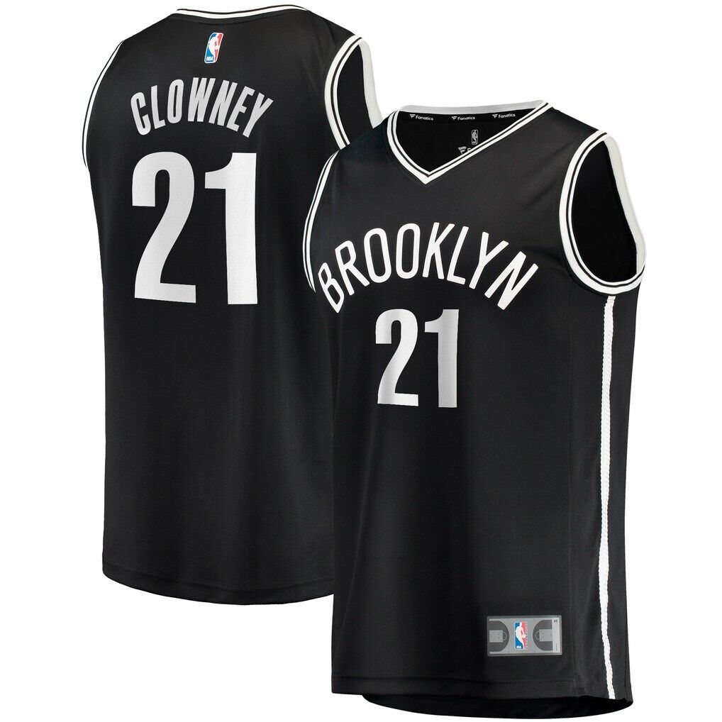 Noah Clowney Brooklyn Nets Fashion7 Youth  Fast Break Replica Jersey - Icon Edition
