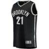 Noah Clowney Brooklyn Nets Fashion7 Youth Fast Break Replica Jersey - Black - Side View