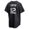 Francisco Lindor New York Mets Nike Replica Player Jersey - Black - Alt2