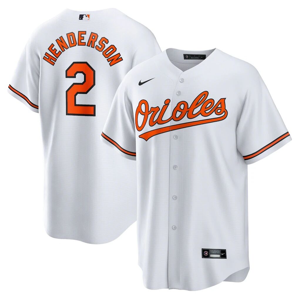 Gunnar Henderson Baltimore Orioles Nike Home Replica Player Jersey