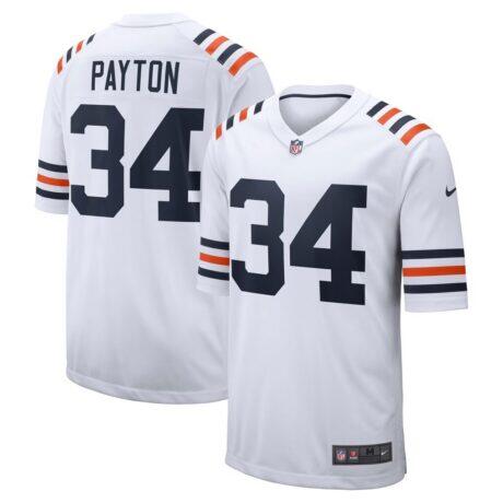 Walter Payton Chicago Bears Nike Retired Player Alternate Game Jersey - White - Front View