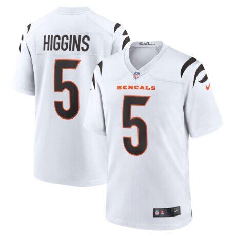 Tee Higgins Cincinnati Bengals Nike Game Jersey - White - Front View