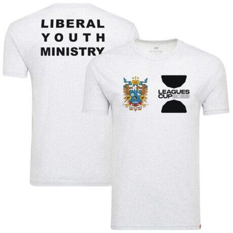 Liberal Youth Ministry 2023 Leagues Cup Tri-Blend T-Shirt - White - Front View