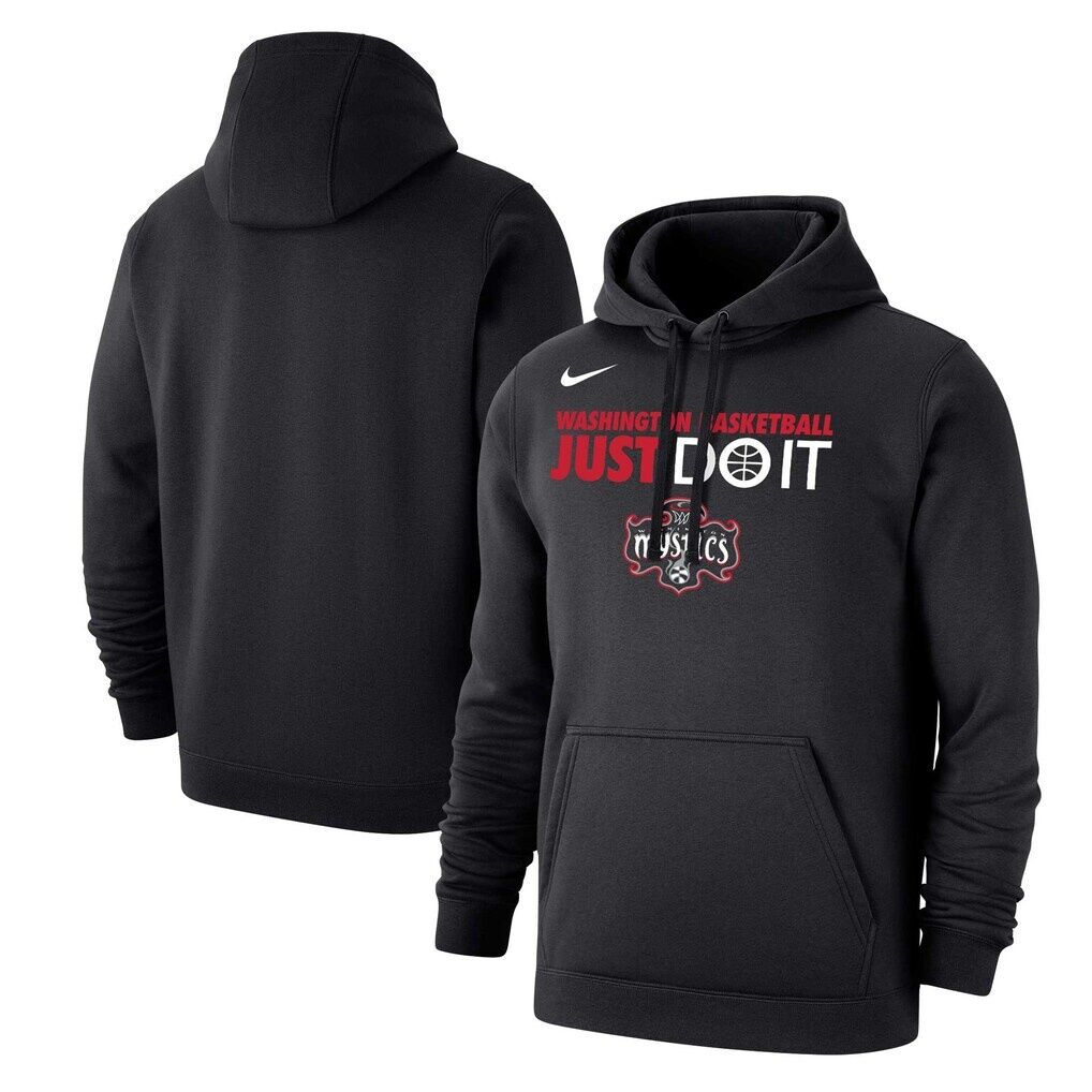 Washington Mystics Nike Unisex Just Do It Club Pullover Hoodie